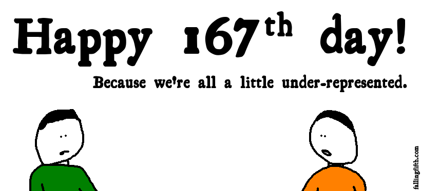This message paid for by advocates of June 16 and the occasional leap-yeared June 15.