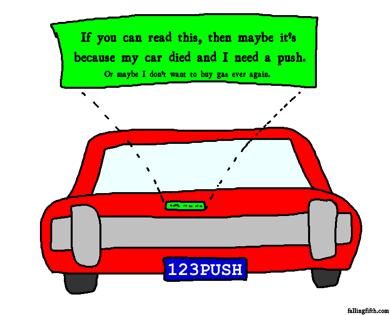 They say that tailgating a semi vastly improves fuel economy. By moving the host vehicle behind the parasite, we've found even more dramatic increases in fuel economy.